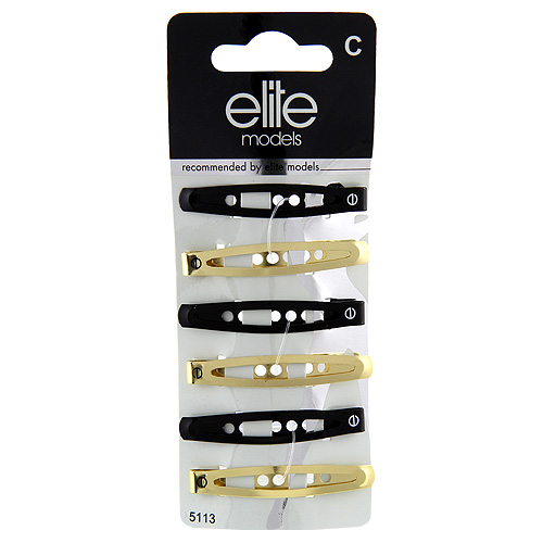 Pukačky 6ks Elite Models 6ks, černo-zlaté, 5cm