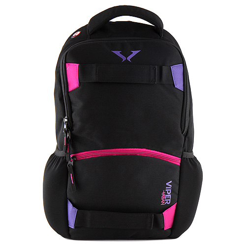 Sportovní batoh Target černo-fialový zip