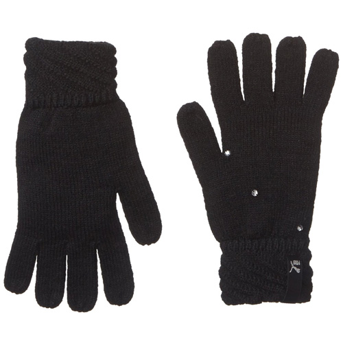 Puma Female Knit Gloves black | M