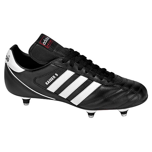 Adidas KAISER 5 CUP FOOTBALL SHOES (SOFT GROUND) | BLACK/RUNWHT/RED | 7- UK | 41