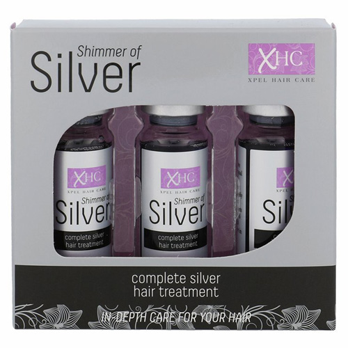 Vlasové sérum XPel 3 x 12 ml, Shimmer Of Silver Hair Treatment Shots
