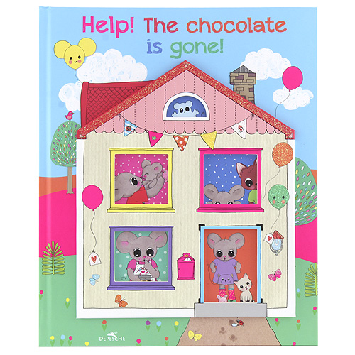 Obrázková kniha House of Mouse Ztracená čokoláda, s flitry, AJ