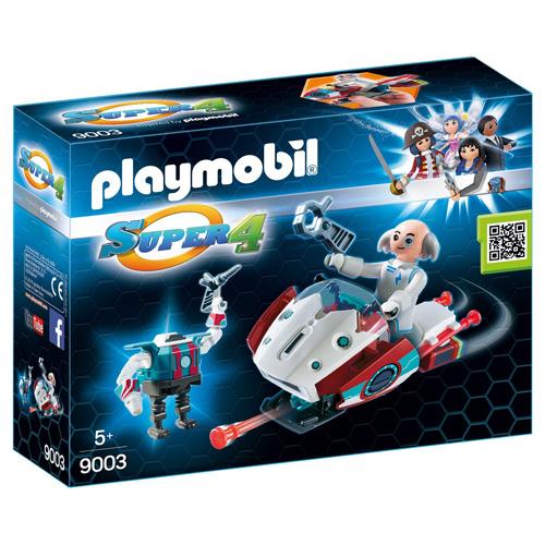Skyjet s Dr. X a Robotem Playmobil Super 4, 32 dílků