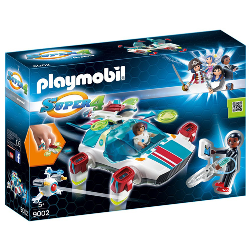 FulguriX s agentem Genem Playmobil Super 4, 45 dílků