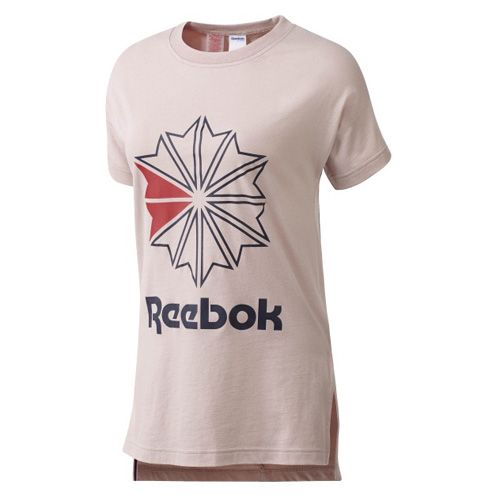 Dámské triko Reebok 02 | CASUAL |BS3722 | růžová | XS