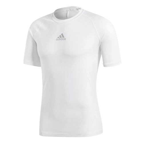 Termo tričko Adidas Alphaskin Shortsleeve | Bílá | S