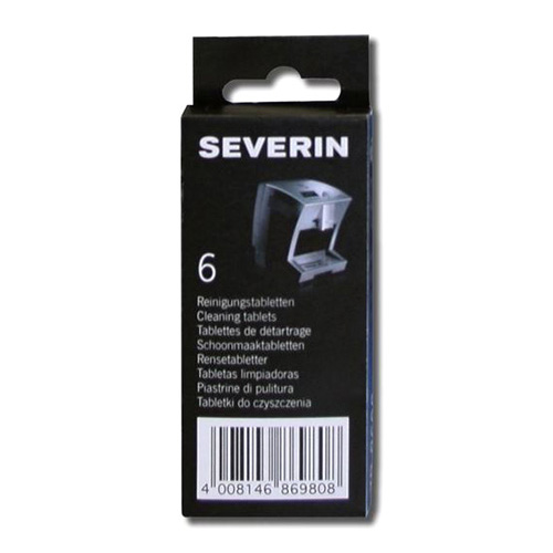 Čistící tablety Severin ZB 8698, pro kávovary Severin S2 a S3, čistící tablety, 6 bl