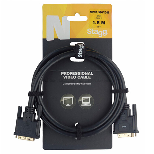 Propojovací kabel Stagg NVC1,5DVIDM