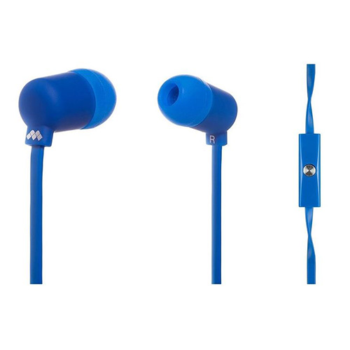 Sluchátka Meliconi 497445 FLUO BLUE, uzavřená konstrukce, 3,5 mm Jack, frekven