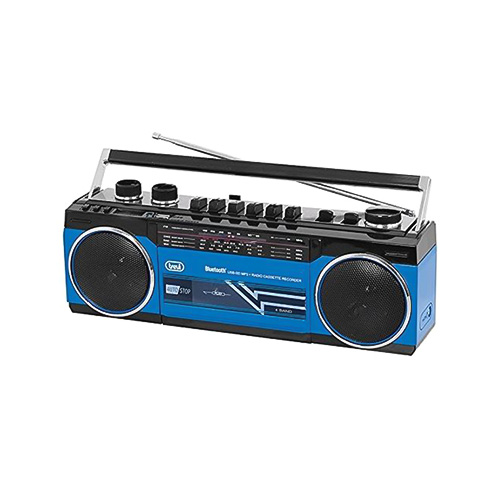 Radiomagnetofon Trevi RR 501 BT/BL, MW/FM/SW 1-2, autostop, Bluetooth, mikrofon, 2