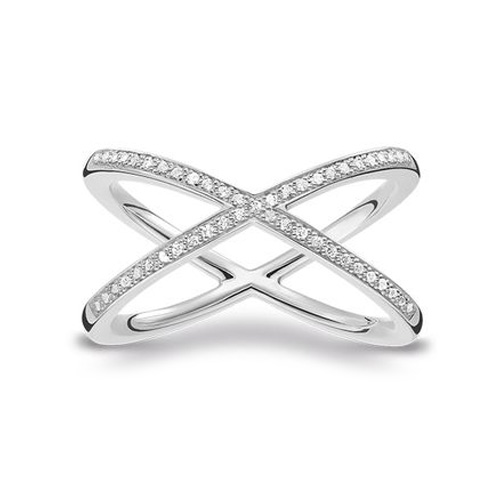 Prsten Thomas Sabo D_TR0029-725-14-50, Sterling Silver, 925 Sterling silver, wh