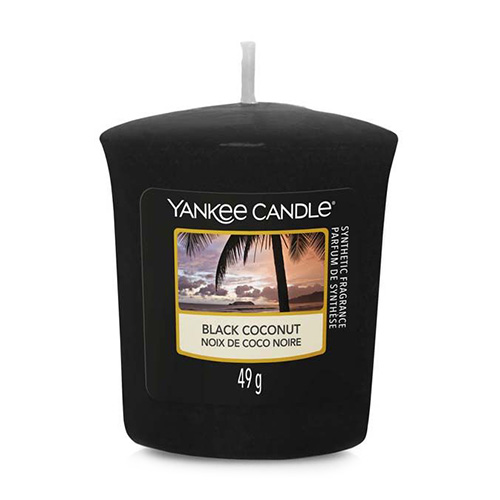 Svíčka Yankee Candle Černý kokos, 49 g