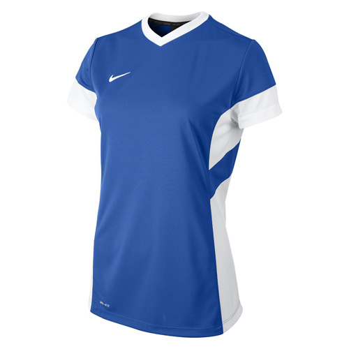 Nike W'S SS ACADEMY14 TRNG TOP FOOTBALL/SOCCER | WOMENS | SHORT SLEEVE TOP | ROYAL BLUE/WHI