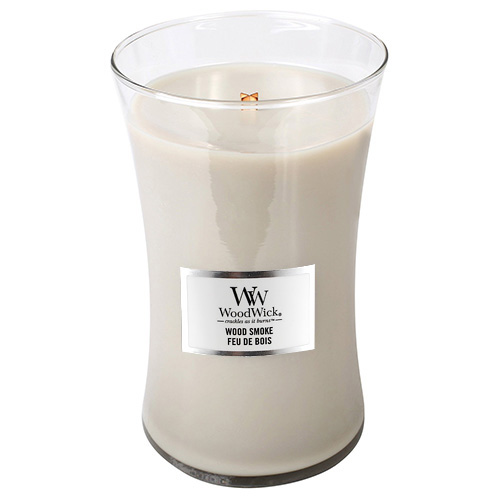Svíčka oválná váza WoodWick Kouř z cedrového dřeva, 609.5 g