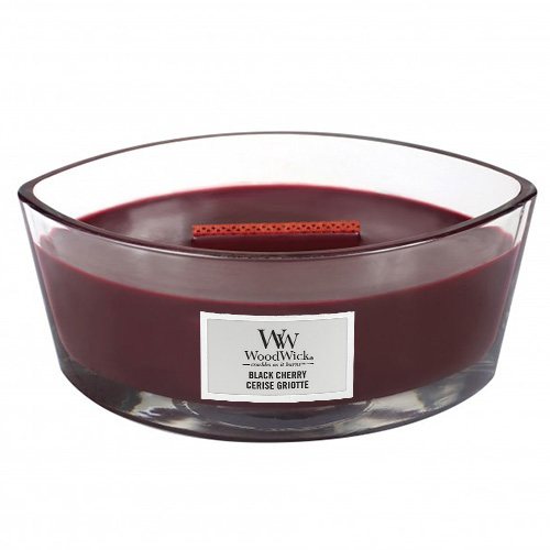 Svíčka dekorativní váza WoodWick Černá třešeň, 453.6 g