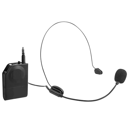 Mikrofon Trevi EM 408, klip, frekvenční pásmo VHF 174 MHz-216 MHz, 2 x 1,5