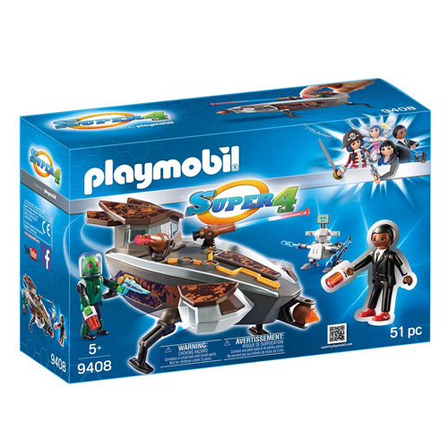 Vesmírná loď Sykroňanů a Gene Playmobil Super 4, 51 dílků