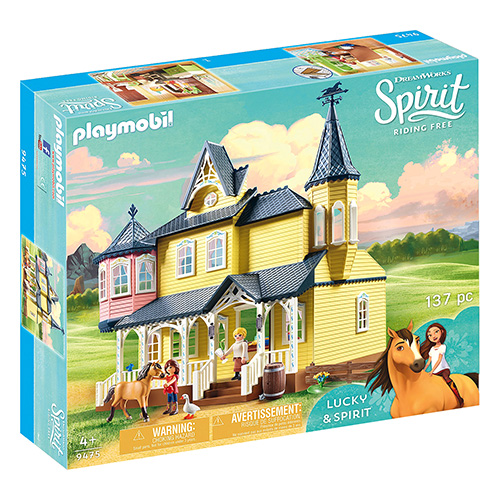 Lucky šťastný domov Playmobil Spirit Riding Free, 137 dílků, 9475