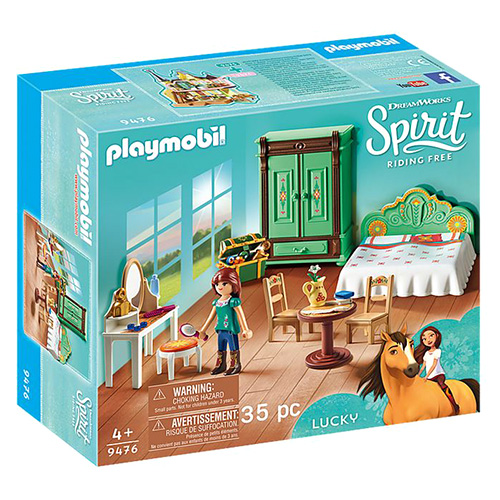 Ložnice pro Lucky Playmobil Spirit Riding Free, 35 dílků, 9476