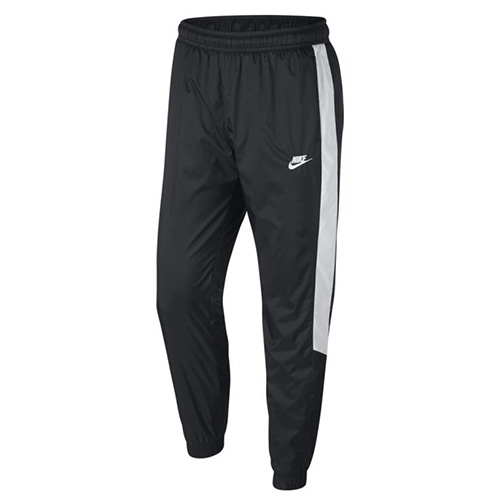 Pánské kalhoty Nike M NSW PANT CF WVN CORE TRACK | BLACK/WHITE/WHITE | 927998-01