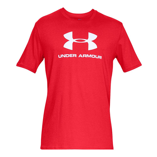 Tričko Under Armour Sportstyle Logo Ss | Červená | S