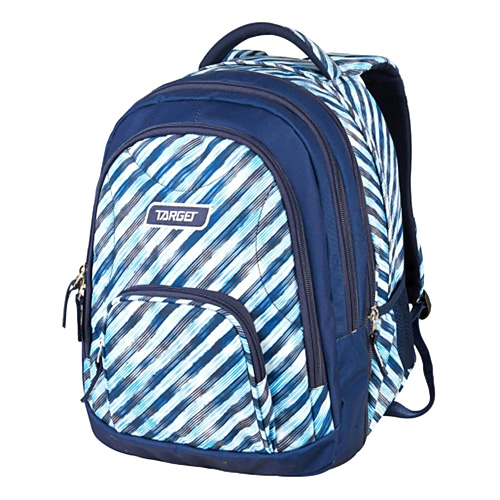 Školní batoh 2v1 Target Modré pruhy