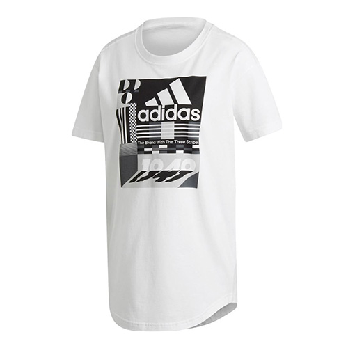 Dámské tričko Adidas Graphic Tee | Bílá | XS