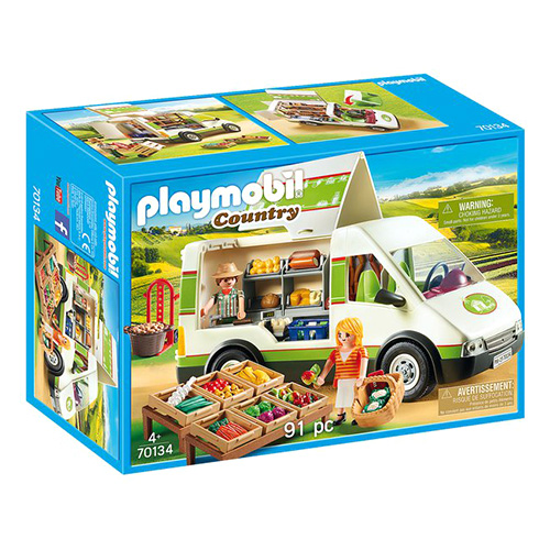 Pojízdná prodejna bioproduktů Playmobil Statek, 91 dílků