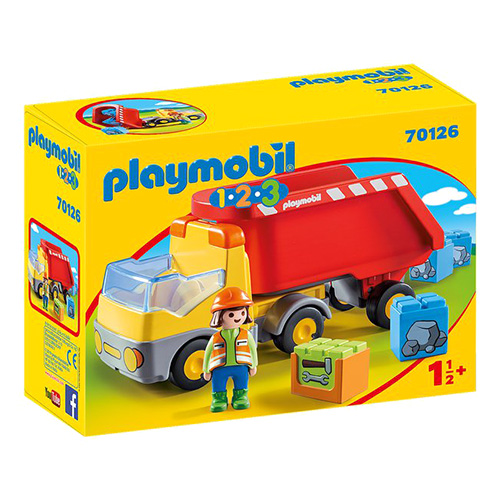 Sklápěč Playmobil 1.2.3, 7 dílků