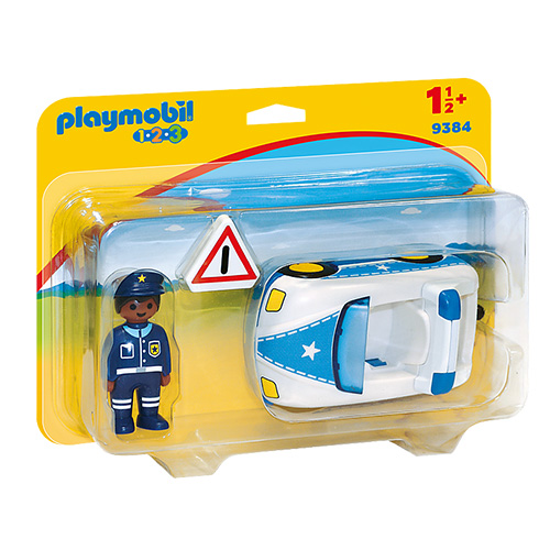 Policejní auto Playmobil 1.2.3, 3 ks