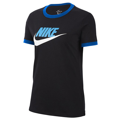 Dámské tričko Nike Sportswear Ringer | Černá | XS
