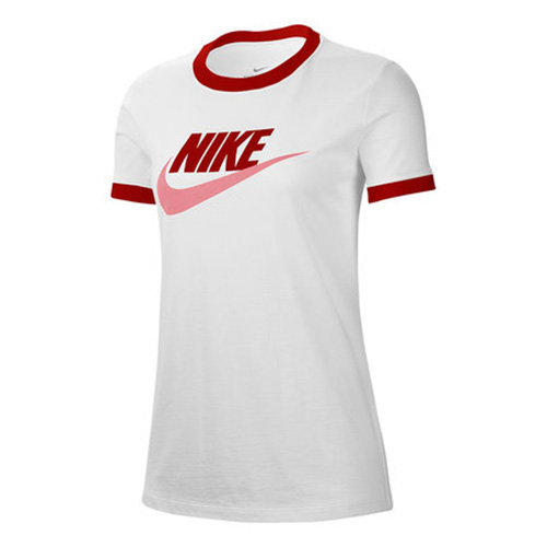 Dámské tričko Nike Sportswear Ringer | Bílá | XS