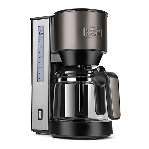 Kávovar Black+Decker BXCO870E, překapávací, 870 W, 12 šálků, 1,25 l