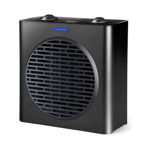 Topný ventilátor Black+Decker BXSH1500E, keramický, 2 nastavení topení, nastavitelný termo