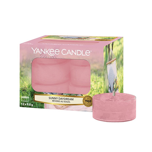 Svíčky čajové Yankee Candle Snění za slunečného dne, 12 ks