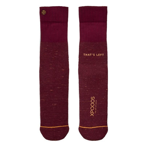 Ponožky XPOOOS Essential Bamboo | Červená | 43-46 EUR