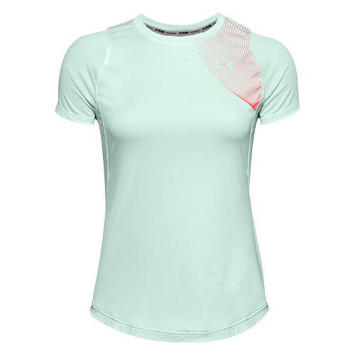 Under Armour W UA Qualifier ISO-CHILL Short Sleeve-BL | 1353465-403 | MD