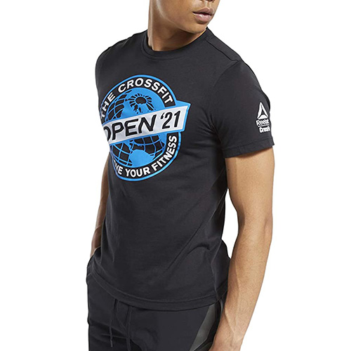 Pánské triko Reebok RC 2021 Open Tee | FS7639 | černá | XL