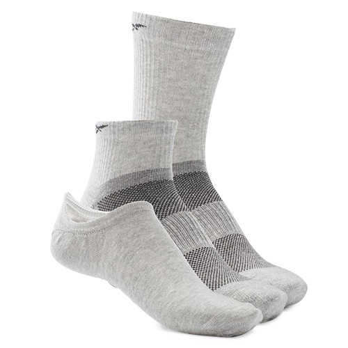 Pánské ponožky Reebok TE ALL PURPOSE SOCK | GH0406 | šedá | S