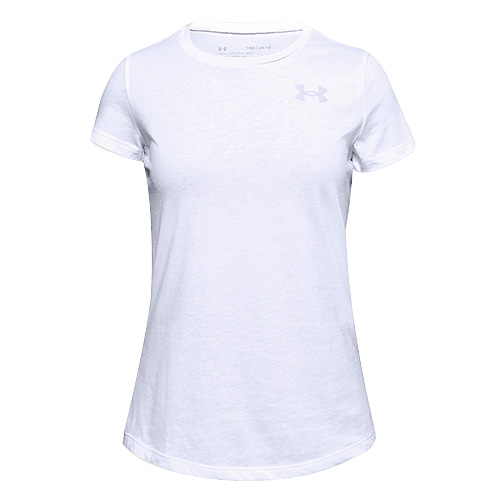 Under Armour Live SS Crew-WHT | 1356450-100 | YLG