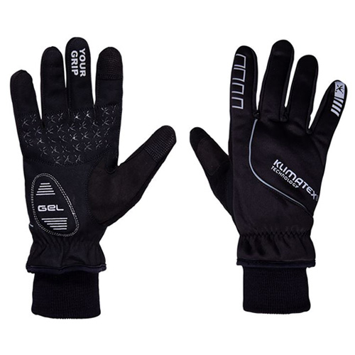 Unisex rukavice Klimatex RUKAVICE ANYK M černá |RUK-ANYK-M-900