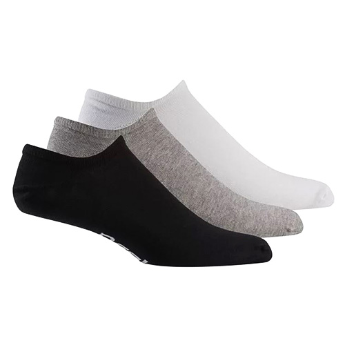 Dámské ponožky Reebok TE INVISIBLE SOCK 3 | GC8710 | černá, šedá a bílá | S