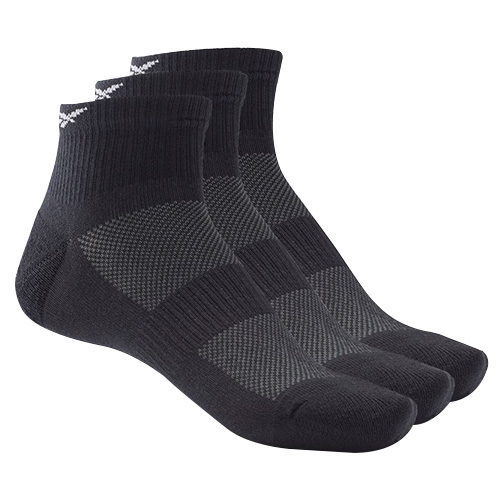 Pánské ponožky Reebok TE ANK SOCK 3P | GH0419 | černá | L