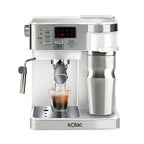 Kávovar Solac CE4497, Multi Stillo, multifunkční, systém Extra Cream, přen