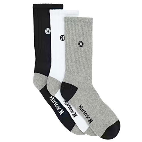 Pánské ponožky Hurley Icon 1/2 Terry Crew | MSOEU00003 | 041 | EU 44 - 47,5 | UK 9