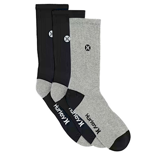 Pánské ponožky Hurley Icon 1/3 Terry Crew | MSOEU00003 | 041 | EU 42,5 - 45 | UK 8