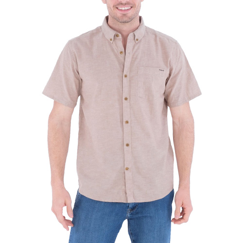 Pánská košile Hurley OAO Space Dye | MVS0005360 | H235 - KHAKI | M