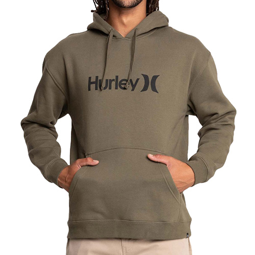 Pánská mikina Hurley OAO Solid Core | HAMFL1010 | OLIVE | L