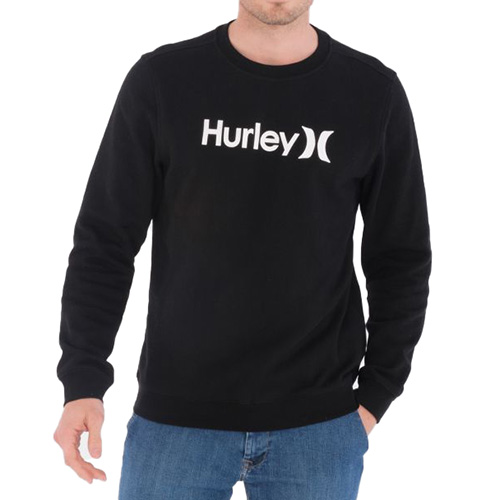 Pánská mikina Hurley OAO Solid Crew | HAMFL2000 | BLACK | XL