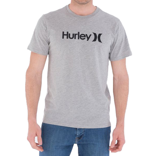 Pánské triko Hurley Core OAO Solid | HATS1020 | DK GREY HTR | XL